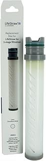 LifeStraw 7640144283742_Weis_M Go 2-Stage Replacement Water Filter - White, One Size