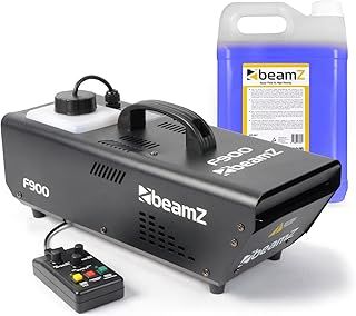 beamz F900 Fazer Haze Machine with 5L High-Density Fluid - Professional DJ Smoke Machine, Powerful Hazer Smoke Machine for Parties, Events, and Performances