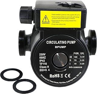 Boiler Circulating Pump Compatible with Grundfos UPS2 UPS3 15-50 15-60 Central Heating (130mm, 230V)