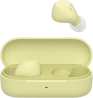 Sony WF-C510 Truly Wireless Earbuds – Small, Light, Bluetooth In Ear Headphones with Multipoint Connection, Ambient Sound, IPX4 Rating, Spotify Tap, Quick Charge, 22 HR Battery, iOS & Android - Yellow