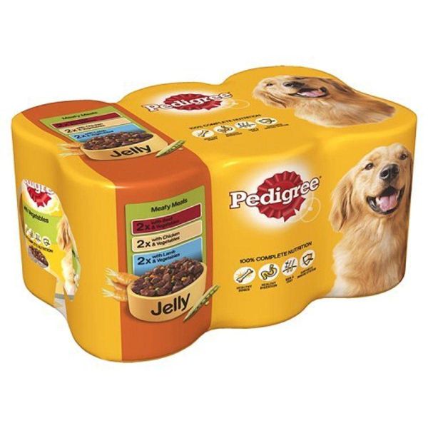 Pedigree Meaty Meals in Jelly, 6x400g (2400g)