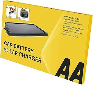 AA Car Solar Powered Battery Charger Car Van Caravan