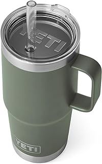 YETI Rambler 25 oz Straw Mug, Vacuum Insulated, Stainless Steel, Navy