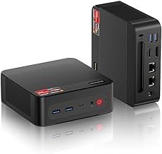 P3 Mini PC Gaming, AMD Ryzen 9 6900HX 8C/16T Mini Computer, 32GB DDR5 1TB PCIe 4.0xSSD Mini PC Windows 11 Pro, Dual LAN 2.5G, Wi-Fi 6E, BT 5.2