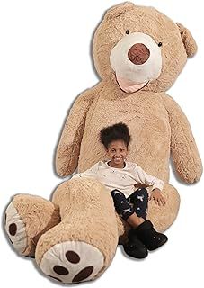 Giant Teddy Bear, 100 to 340 cm - CE Certified, Ultra Soft and Plush, Assured Cuddles - Assembled in France for Celebrations, Birthdays, Room Decor (340 cm / 133,8 inches)