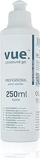 Vue Ultrasound Gel - 250ml / 1L / 5L Bottle of Clear Conductive High Viscosity Transmission Gel for Ultrasound and Doppler Machines and Monitors (250ml - Pack of 1)