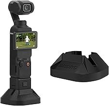 BRDRC OSMO Pocket 3 Support Base - Non-Slip Adapter for DJI OSMO Pocket 3 Combo, Desktop Stable Gimbal Camera Mount