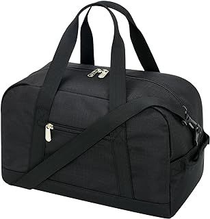 Small Duffle Bag 14 inch Carry On Mini Duffel Bag Lightweight for Travel Gym Sport-Black