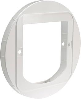 SureFlap cat flap mounting adapter, white, 1 piece (pack of 1)