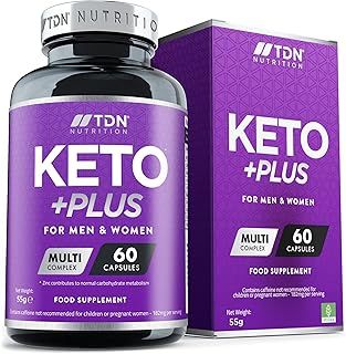 Keto Plus Complex - 10% More Fat Burn with thermogenic Z-Boost Green Tea & mctOil - More bioavailability zinc for Metabolism - Energy Boosting with Magnesium & B-Vitamins - Vegan