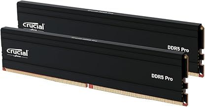 Crucial Pro DDR5 RAM 64GB Kit (2x32GB) 5600MHz, Intel XMP 3.0, Computer Memory (PC) - CP2K32G56C46U5