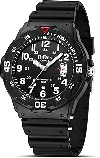 HANPOSH Mens Watches Analog Quartz Watches Men 30M Waterproof Watch Fashion Casual Mens Designer Wrist Watch with Date