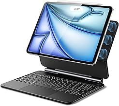 ESR for iPad Air 11 inch Case with Keyboard M4/M3/M2 (2026/2025/2024), iPad Pro 11 & Air 5/4th Magic keyboard Case, Easy-Set Floating Cantilever Stand, Precision Multi-Touch Trackpad, Black