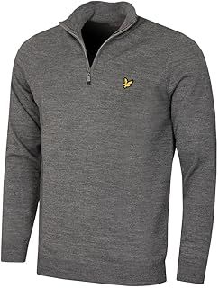 Lyle & Scott Mens Golf Core 1/4 Zip Merino Jumper