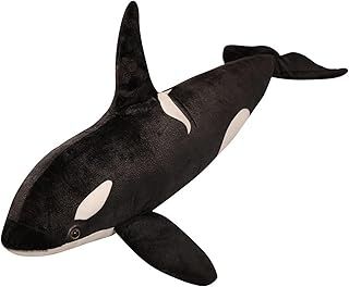 TOPLITHE Orca Plush, Simulation Killer Whale Plush Toys Weighted Stuffed Sea Creatures Animals Gift for Boys Girls Home Decor(75CM/29IN)