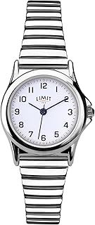Limit Women's Silver Quartz Watch with White Dial Analogue Display and Silver Stainless Steel Bracelet