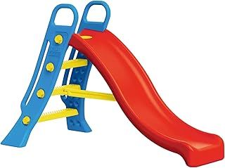 Big Garden Slide With Water Feature For Children From 2 Years 2 in 1 Large Blue Ladder and Red Slope Freestanding Slide for Kids Indoor & Outdoor Outdoor Play Equipment For Children Kids