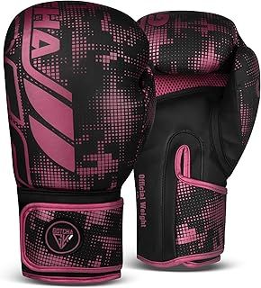Boxing Gloves Sparring Training Gloves for Punch Bag Boxing Gloves Mens Women Adult Muay thai MMA Gloves Kickboxing Fighting and Training Ventilated Palm Multi Layered, 8 10 12 14 16 Oz
