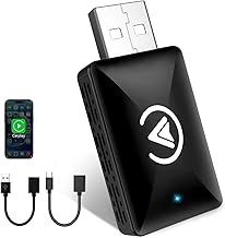 Wireless CarPlay Adapter UK for iPhone, 2024 Upgrade Plug & Play Wireless CarPlay Dongle for iPhone (iOS 10+) – Compatible with 2016+ Vehicles, USB-C Adapter Included
