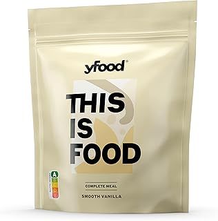yfood Powder Smooth Vanilla, protein meal replacement, THIS IS FOOD powder, 25g of protein, 17 meals, 26 vitamins & minerals, 1,5kg pack