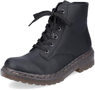 Rieker Women Boots 78240, Ladies Lace-up Boots