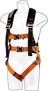 Portwest FP73 Ultra 3 Point Safety Harness Black/Orange, XL/2X