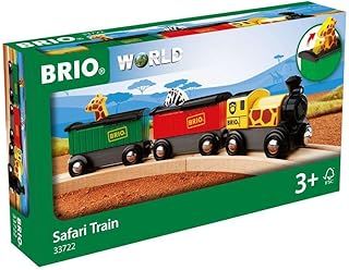 BRIO World Safari Train Kids Age 3 Years Up - Wooden Railway Set Add On Accessories