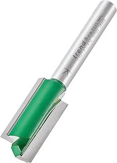 Trend CraftPro Straight Two Flute Router Cutter Bit, 1/4 Inch Shank, 12.7mm Cut Diameter & 25.4mm Cut Length, Tungsten Carbide Tipped, C021X1/4TC