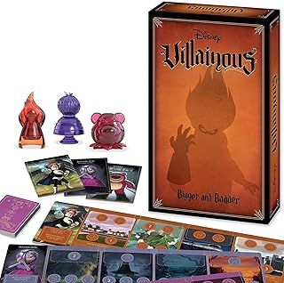 Ravensburger Disney Villainous Bigger and Badder Strategy Board Game for 2 to 3 Players - Adults & Kids Age 10 Years Up - Can Be Played as a Stand-Alone or Expansion