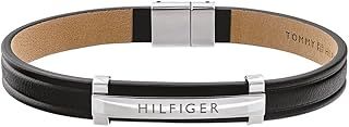 Tommy Hilfiger Jewelry Men's Leather Bracelet Black - 2790161