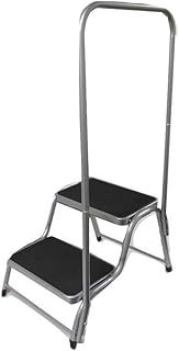 Double Anti Slip Step with Support Handrail (Caravan Motorhome Disabled Aid Assist)