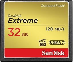 SanDisk SDCFXS-032G-X46 Extreme CompactFlash UDMA7 Memory Card up to 120 MB/s read - 32 GB