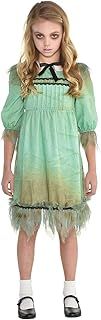 amscan Childs Girls Frightening Creepy Girl Halloween Fancy Dress Costume