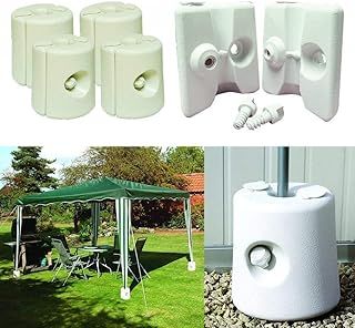 Kingfisher Gazebo Foot Leg Pole Anchor Weights (Pack of 4)