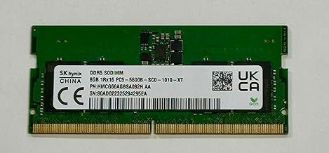SK-Hynix 8GB DDR5 5600MHz SODIMM PC5-5600B-SC0 1Rx16 1.1V SO-DIMM 262-Pin Gaming Laptop RAM Memory Module (HMCG66AGBSA092N AA) OEM
