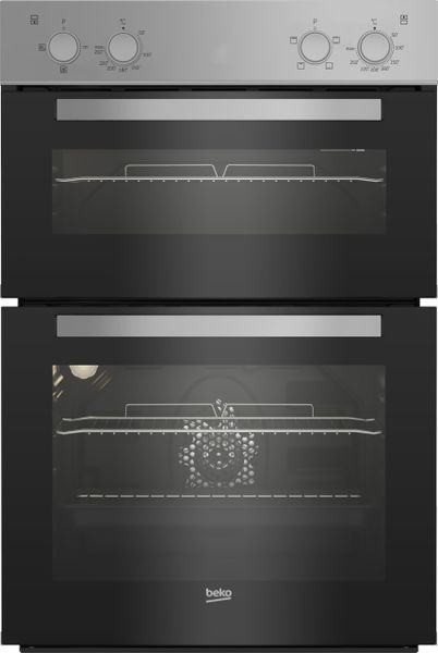 Beko RecycledNet® Built In Electric Double Oven - Stainless Steel - A/A Rated