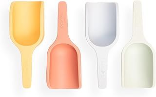 Inspire My Play - 4 x Mini Silicone Scoops - Perfect Accessories for Sensory PlayTray - Tuff Tray Accessories - Early Development & Activity Toys - Montessori Learning Toys