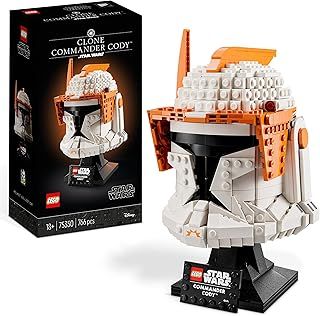 LEGO Star Wars Clone Commander Cody Helmet Collectible Set for Adults, The Clone Wars Memorabilia, Collection Gift Idea, Decor Display Model 75350