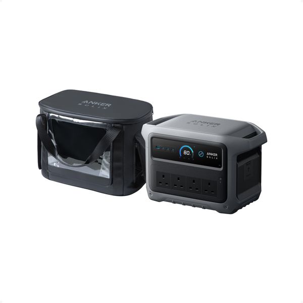 Anker SOLIX C1000 Gen 2, 2000W 1024Wh Power Station with IP54 Carry Bag