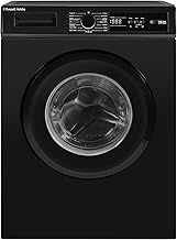 Russell Hobbs Freestanding Washing Machine, 6kg Capacity, 1200 rpm, 15 Programmes, Eco Technology, Rapid Wash Cycles, Black, RH612W110B