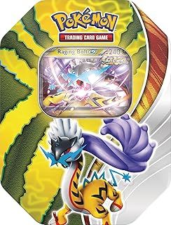 Pokémon TCG: Paradox Destinies Tin - Raging Bolt ex (1 Foil Promo Card & 4 Booster Packs)