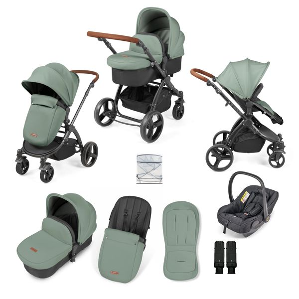Stomp Urban 3in1 Travel System with Astral Car Seat (Sage Green)
