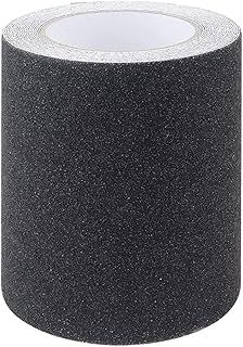 Anti Slip Tape, 15cm x 5m Black High Traction Grit Non Slip Grip Tape, Strong Strip Abrasive Adhesive Safety Track Tape for Stairs, Tread Step, Ramps, Outdoors and Indoors