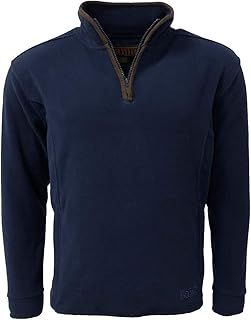 Game Mens Stanton Fleece Pullover Winter Warm Half Zip Jumper