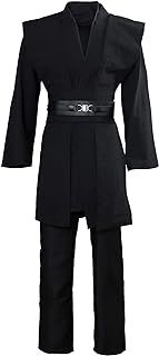 Mens Tunic Costume Knight Hooded Robe Tunic Uniform Cosplay Full Set Halloween Costume