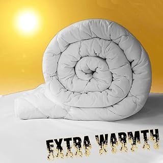 Heavy-Weight Extreme Warm 16.5 tog 100% Soft Silky Microfibre Feels Like Down Duvet Quilt King 16.5