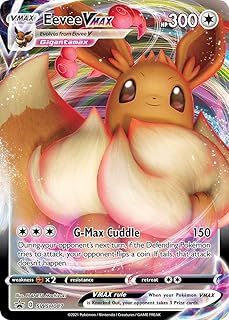 Pokemon Eevee VMAX SWSH087 Sword & Shield Promo Rare Full Art Pokemon Card