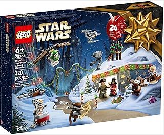 LEGO Star Wars 75366 Advent Calendar 2023 Christmas Holiday Countdown Playset (320 Pieces)