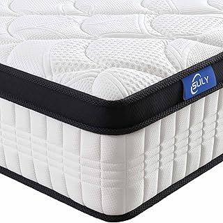 12 Inch King Size Mattresses 5ft for Back Pain Relief, Hybrid Pocket Sprung Memory Foam Mattress with Cool & Supportive, 7-Zone Medium Firm Mattress, 30cm Deep 150 X 200 cm
