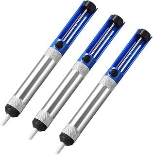 sourcing map Desoldering Pump 7.5 Inches Solder Sucker Manual Vacuum Solder Removal Hand Tool 3Pcs